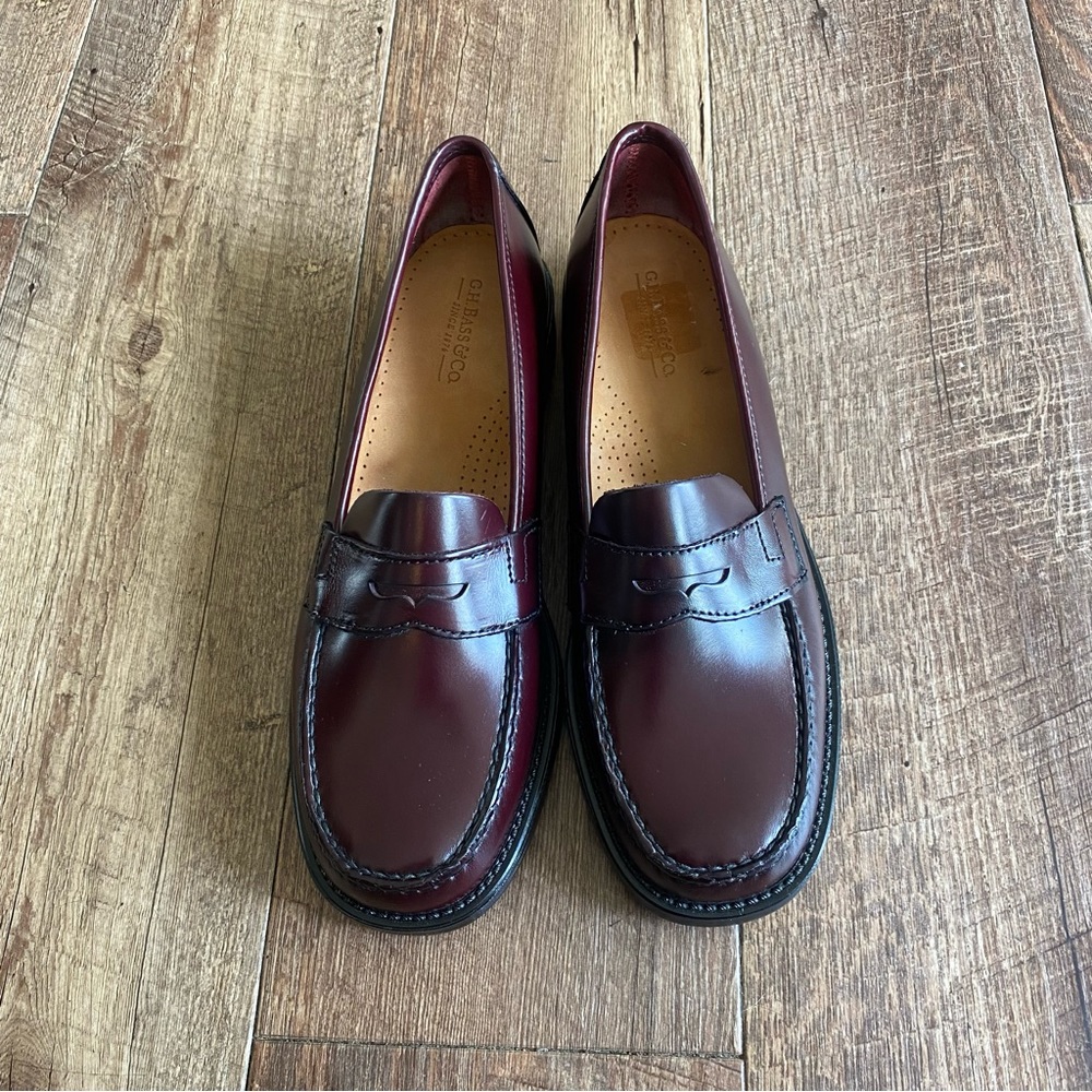 G.H. Bass & Co. Burgundy Loafers